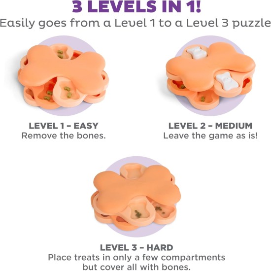 Outward Hound Nina Ottosson Lickin' Layers, Interactive Intelligence Toy for Dogs, for Slower Eating Speeds Outward Hound Nina Ottosson Lickin' Layers, Interactive Intelligence Toy for Dogs, for Slower Eating Speeds
