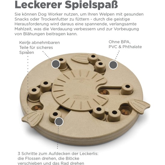 Outward Hound Nina Ottosson MultiPuzzle, Thinking Toy for Dogs, Treat Trays, Interactive Outward Hound Nina Ottosson MultiPuzzle, Thinking Toy for Dogs, Treat Trays, Interactive