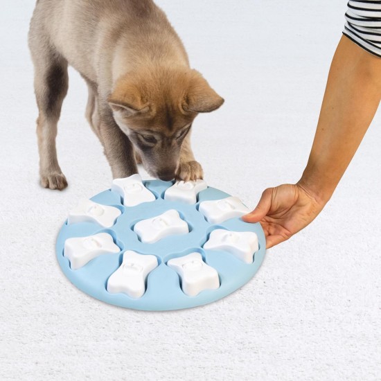 Outward Hound Nina Ottosson Puppy Smart, Interactive Treat Thinking Toy for Dogs, Blue Outward Hound Nina Ottosson Puppy Smart, Interactive Treat Thinking Toy for Dogs, Blue