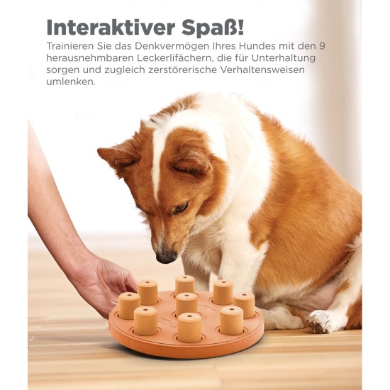 Outward Hound Nina Ottosson Puppy Smart, Interactive Treat Thinking Toy for Dogs, Blue Outward Hound Nina Ottosson Puppy Smart, Interactive Treat Thinking Toy for Dogs, Blue