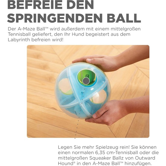 Outward Hound Nina Ottosson Puppy Smart, Interactive Treat Thinking Toy for Dogs, Blue Outward Hound Nina Ottosson Puppy Smart, Interactive Treat Thinking Toy for Dogs, Blue