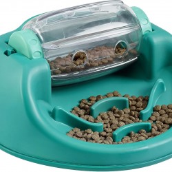Outward Hound Nina Ottosson Spin N' Eat Dog Food Puzzle Feeder, Green Outward Hound Nina Ottosson Spin N' Eat Dog Food Puzzle Feeder, Green