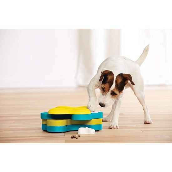 Outward Hound Nina Ottosson Treat Maze, Interactive Dog Toy for Treats, Starter Level Outward Hound Nina Ottosson Treat Maze, Interactive Dog Toy for Treats, Starter Level