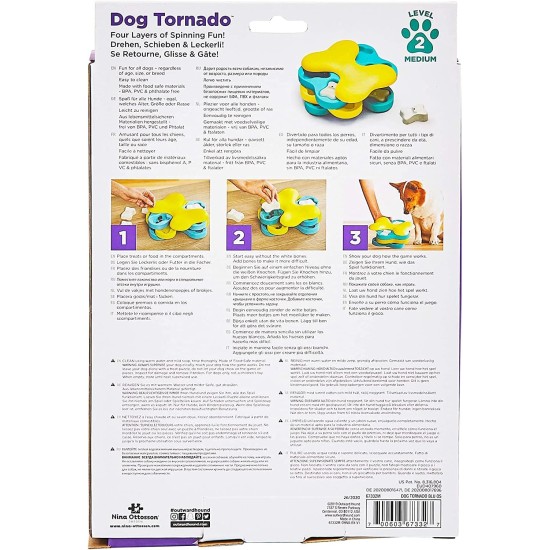 Outward Hound Nina Ottosson Treat Maze, Interactive Dog Toy for Treats, Starter Level Outward Hound Nina Ottosson Treat Maze, Interactive Dog Toy for Treats, Starter Level