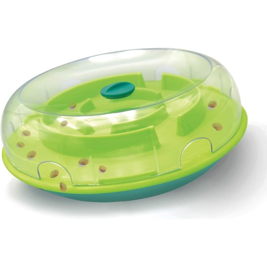 Outward Hound Nina Ottosson Treat Tumble, Interactive Treat Intelligence Toy for Dogs, Blue, Small Outward Hound Nina Ottosson Treat Tumble, Interactive Treat Intelligence Toy for Dogs, Blue, Small