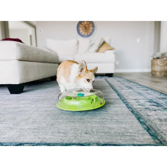 Outward Hound Nina Ottosson Treat Tumble, Interactive Treat Intelligence Toy for Dogs, Blue, Small Outward Hound Nina Ottosson Treat Tumble, Interactive Treat Intelligence Toy for Dogs, Blue, Small
