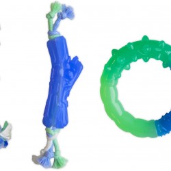 Outward Hound Petstages Orka Dental Chew Toy for Small Dogs and Puppies - Pack of 3 Outward Hound Petstages Orka Dental Chew Toy for Small Dogs and Puppies - Pack of 3