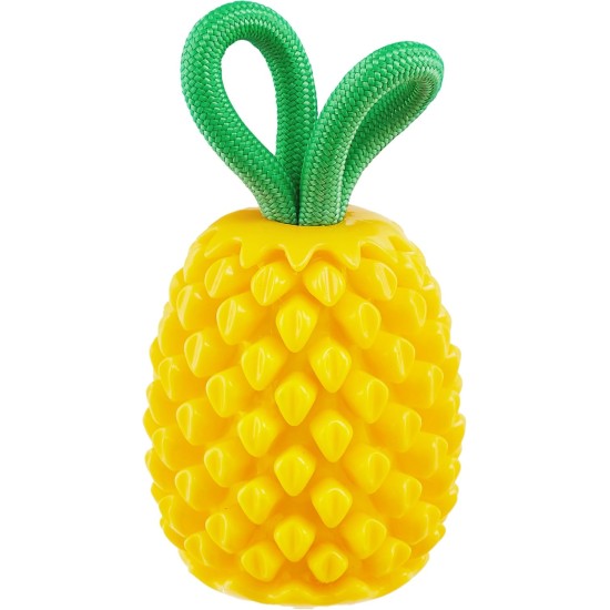 Outward Hound Planet Dog Dental Pineapple Dental Chew Toy and Interactive Treat Stuffer Durable Dog Toy Stuffable Dog Toy, Yellow Outward Hound Planet Dog Dental Pineapple Dental Chew Toy and Interactive Treat Stuffer Durable Dog Toy Stuffable Dog Toy, Yellow