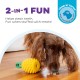 Outward Hound Planet Dog Dental Pineapple Dental Chew Toy and Interactive Treat Stuffer Durable Dog Toy Stuffable Dog Toy, Yellow Outward Hound Planet Dog Dental Pineapple Dental Chew Toy and Interactive Treat Stuffer Durable Dog Toy Stuffable Dog Toy, Yellow