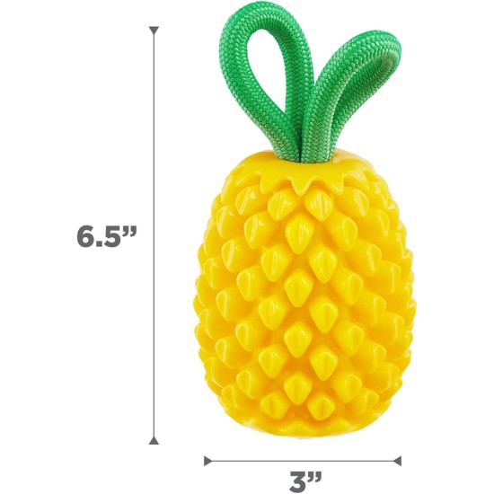 Outward Hound Planet Dog Dental Pineapple Dental Chew Toy and Interactive Treat Stuffer Durable Dog Toy Stuffable Dog Toy, Yellow Outward Hound Planet Dog Dental Pineapple Dental Chew Toy and Interactive Treat Stuffer Durable Dog Toy Stuffable Dog Toy, Yellow