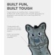 Outward Hound Tough Seamz Elephant Plush Dog Toy, Small Outward Hound Tough Seamz Elephant Plush Dog Toy, Small
