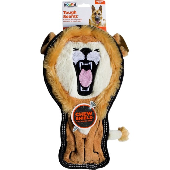 Outward Hound Tough Seamz Elephant Plush Dog Toy, Small Outward Hound Tough Seamz Elephant Plush Dog Toy, Small
