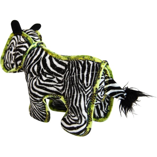 Outward Hound Xtreme Seamz - Squeaky Plush Toy for Dogs - Reinforced Dense Filling - Zebra Outward Hound Xtreme Seamz - Squeaky Plush Toy for Dogs - Reinforced Dense Filling - Zebra