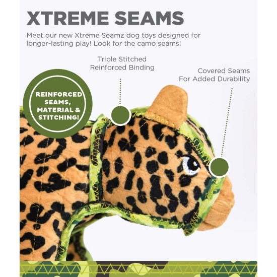 Outward Hound Xtreme Seamz - Squeaky Plush Toy for Dogs - Reinforced Dense Filling - Zebra Outward Hound Xtreme Seamz - Squeaky Plush Toy for Dogs - Reinforced Dense Filling - Zebra