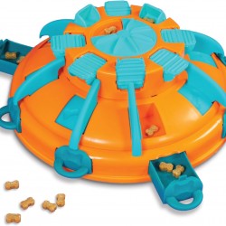 Outward Hound by Nina Ottosson Tower of Treats Level 4 Expert Dog Treat Jigsaw Puzzle for Activity - Orange Outward Hound by Nina Ottosson Tower of Treats Level 4 Expert Dog Treat Jigsaw Puzzle for Activity - Orange