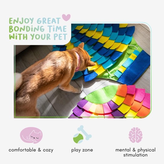 PETIQUE Snuffle Mat - Hot Air Balloon - Paradise PETIQUE Snuffle Mat - Hot Air Balloon - Paradise