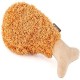P.L.A.Y American Classic Dog Plush and Squeaker Food Toy, Fluffy's Fried Chicken