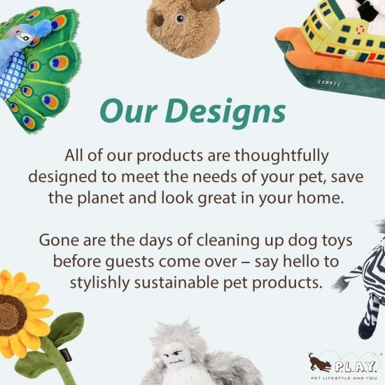 P.L.A.Y American Classic Dog Plush and Squeaker Food Toy, Mutts Milkshake P.L.A.Y American Classic Dog Plush and Squeaker Food Toy, Mutts Milkshake