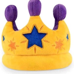 P.L.A.Y. Cute Plush Dog Toys - Birthday Party Celebration Themed Durable Squeaker Chew Toy, Great for Puppies & Small, Medium, Large Dogs - Machine Washable, Recycled Materials (Canine Crown, X-Small) P.L.A.Y. Cute Plush Dog Toys - Birthday Party Celebration Themed Durable Squeaker Chew Toy, Great for Puppies & Small, Medium, Large Dogs - Machine Washable, Recycled Materials (Canine Crown, X-Small)