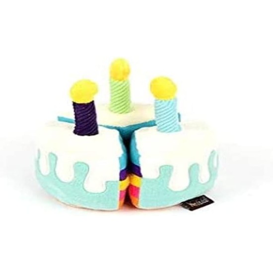P.L.A.Y. Cute Plush Dog Toys - Birthday Party Themed Durable Squeaker Chew Toy, Great for Puppies P.L.A.Y. Cute Plush Dog Toys - Birthday Party Themed Durable Squeaker Chew Toy, Great for Puppies