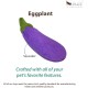 P.L.A.Y. PET Lifestyle and You P.L.A.Y. Plush Toy with Squeaky Farm Fresh Aubergine P.L.A.Y. PET Lifestyle and You P.L.A.Y. Plush Toy with Squeaky Farm Fresh Aubergine