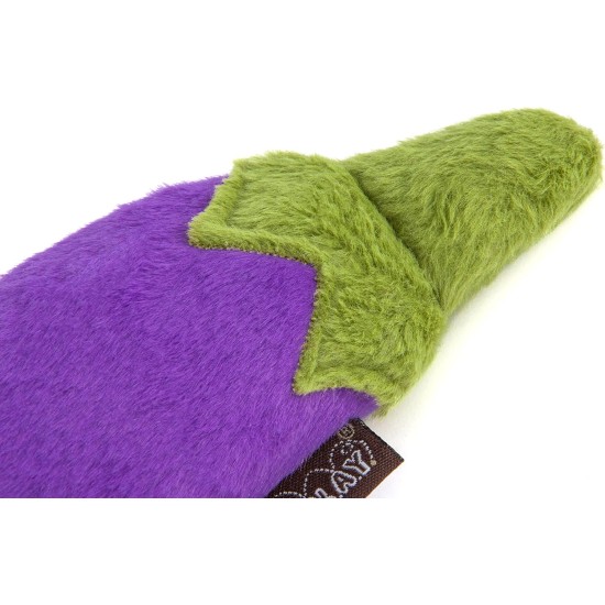P.L.A.Y. PET Lifestyle and You P.L.A.Y. Plush Toy with Squeaky Farm Fresh Aubergine P.L.A.Y. PET Lifestyle and You P.L.A.Y. Plush Toy with Squeaky Farm Fresh Aubergine
