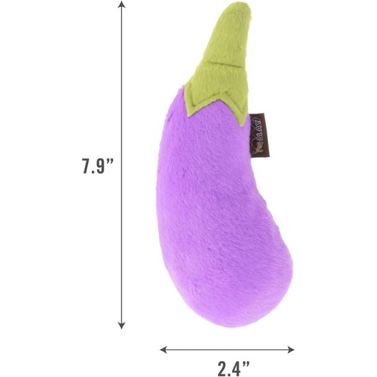P.L.A.Y. PET Lifestyle and You P.L.A.Y. Plush Toy with Squeaky Farm Fresh Aubergine P.L.A.Y. PET Lifestyle and You P.L.A.Y. Plush Toy with Squeaky Farm Fresh Aubergine