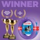 PULLER Midi Interactive Dog Toy Fitness Tool Set PULLER Midi Interactive Dog Toy Fitness Tool Set
