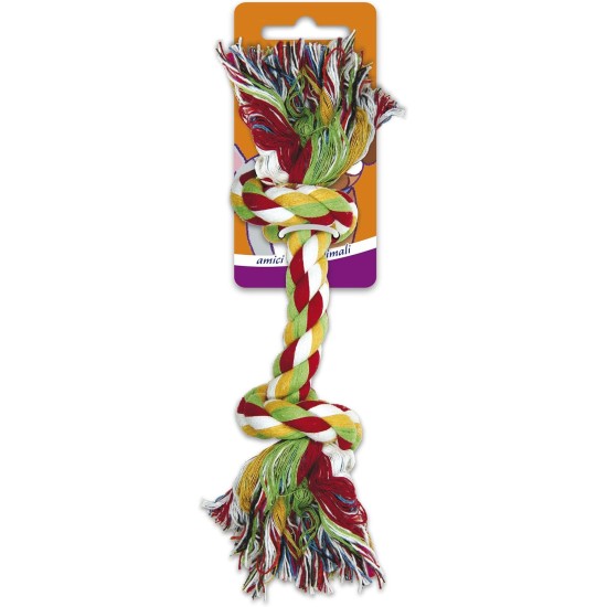 Parodi & Parodi Cotton Knotted Rope Bone Dog Toy 30cm 140g Parodi & Parodi Cotton Knotted Rope Bone Dog Toy 30cm 140g