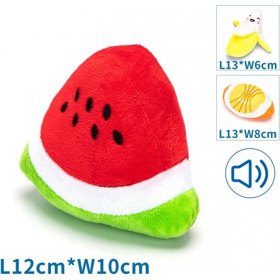 Patapalooza Quietschendes Plüschtier für Hunde, Obst-Design, ideal für Unterhaltung und Gehörstimulation von Hunden. Patapalooza Quietschendes Plüschtier für Hunde, Obst-Design, ideal für Unterhaltung und Gehörstimulation von Hunden.