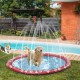 PawHut 150 cm Splash Sprinkler Pad for Dogs Spritz Water Feature Mat Water Sprinkler Non-Slip Outdoor Plastic Blue PawHut 150 cm Splash Sprinkler Pad for Dogs Spritz Water Feature Mat Water Sprinkler Non-Slip Outdoor Plastic Blue