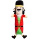 Pearhead Holiday Nutcracker Dog Toy, Fabric Dog Plush Toy, Squeaker Pet Toy, Christmas Dog Toy, Pet Owner Gift, Novelty Pet Toy