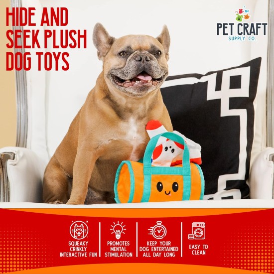 Pet Craft Supply Hide and Seek Plush Dog Toy Crinkle Squeaky Interactive Activity Puzzle Chew Fetch Treat Hide Brain Stimulating Cute Funny Toy Pet Craft Supply Hide and Seek Plush Dog Toy Crinkle Squeaky Interactive Activity Puzzle Chew Fetch Treat Hide Brain Stimulating Cute Funny Toy