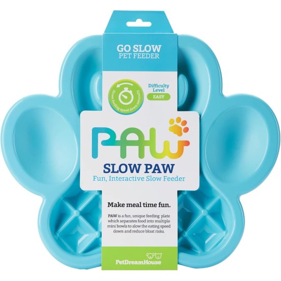PetDreamHouse Paw Slow Lick Pad - Non-Slip Lick Mat for Dogs & Cats, Anxiety Relief, Durable TPE, Suction Cup Handle, Dishwasher Safe - Baby Blue PetDreamHouse Paw Slow Lick Pad - Non-Slip Lick Mat for Dogs & Cats, Anxiety Relief, Durable TPE, Suction Cup Handle, Dishwasher Safe - Baby Blue