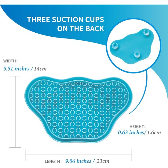 PetDreamHouse Paw Slow Lick Pad - Non-Slip Lick Mat for Dogs & Cats, Anxiety Relief, Durable TPE, Suction Cup Handle, Dishwasher Safe - Baby Blue PetDreamHouse Paw Slow Lick Pad - Non-Slip Lick Mat for Dogs & Cats, Anxiety Relief, Durable TPE, Suction Cup Handle, Dishwasher Safe - Baby Blue