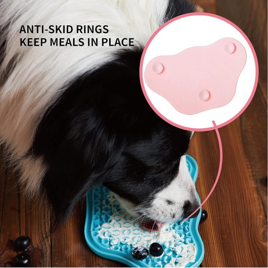 PetDreamHouse Paw Slow Lick Pad - Non-Slip Lick Mat for Dogs & Cats, Anxiety Relief, Durable TPE, Suction Cup Handle, Dishwasher Safe - Baby Blue PetDreamHouse Paw Slow Lick Pad - Non-Slip Lick Mat for Dogs & Cats, Anxiety Relief, Durable TPE, Suction Cup Handle, Dishwasher Safe - Baby Blue