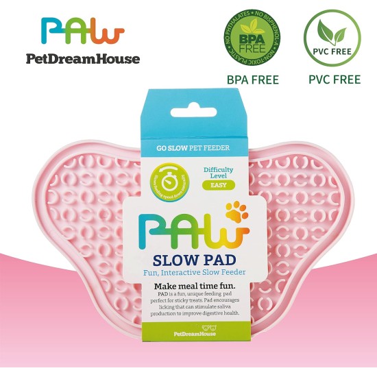 PetDreamHouse Paw Slow Lick Pad - Non-Slip Lick Mat for Dogs & Cats, Anxiety Relief, Durable TPE, Suction Cup Handle, Dishwasher Safe - Baby Blue PetDreamHouse Paw Slow Lick Pad - Non-Slip Lick Mat for Dogs & Cats, Anxiety Relief, Durable TPE, Suction Cup Handle, Dishwasher Safe - Baby Blue