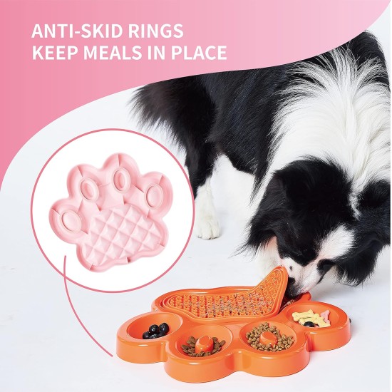 PetDreamHouse Paw Slow Lick Pad - Non-Slip Lick Mat for Dogs & Cats, Anxiety Relief, Durable TPE, Suction Cup Handle, Dishwasher Safe - Baby Blue PetDreamHouse Paw Slow Lick Pad - Non-Slip Lick Mat for Dogs & Cats, Anxiety Relief, Durable TPE, Suction Cup Handle, Dishwasher Safe - Baby Blue