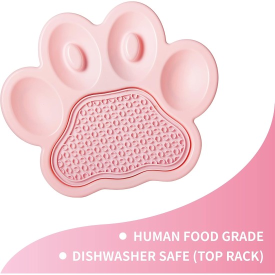PetDreamHouse Paw Slow Lick Pad - Non-Slip Lick Mat for Dogs & Cats, Anxiety Relief, Durable TPE, Suction Cup Handle, Dishwasher Safe - Baby Blue PetDreamHouse Paw Slow Lick Pad - Non-Slip Lick Mat for Dogs & Cats, Anxiety Relief, Durable TPE, Suction Cup Handle, Dishwasher Safe - Baby Blue