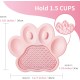 PetDreamHouse Paw Slow Lick Pad - Non-Slip Lick Mat for Dogs & Cats, Anxiety Relief, Durable TPE, Suction Cup Handle, Dishwasher Safe - Baby Blue PetDreamHouse Paw Slow Lick Pad - Non-Slip Lick Mat for Dogs & Cats, Anxiety Relief, Durable TPE, Suction Cup Handle, Dishwasher Safe - Baby Blue