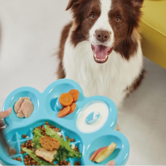 PetDreamHouse Paw Slow Lick Pad - Non-Slip Lick Mat for Dogs & Cats, Anxiety Relief, Durable TPE, Suction Cup Handle, Dishwasher Safe - Baby Blue PetDreamHouse Paw Slow Lick Pad - Non-Slip Lick Mat for Dogs & Cats, Anxiety Relief, Durable TPE, Suction Cup Handle, Dishwasher Safe - Baby Blue