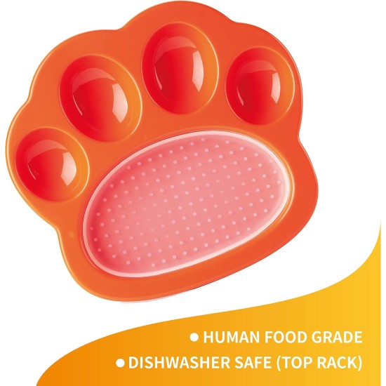 PetDreamHouse Paw Slow Lick Pad - Non-Slip Lick Mat for Dogs & Cats, Anxiety Relief, Durable TPE, Suction Cup Handle, Dishwasher Safe - Baby Blue PetDreamHouse Paw Slow Lick Pad - Non-Slip Lick Mat for Dogs & Cats, Anxiety Relief, Durable TPE, Suction Cup Handle, Dishwasher Safe - Baby Blue