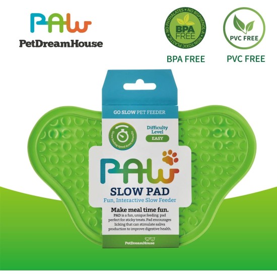 PetDreamHouse Paw Slow Lick Pad - Non-Slip Lick Mat for Dogs & Cats, Anxiety Relief, Durable TPE, Suction Cup Handle, Dishwasher Safe - Baby Blue PetDreamHouse Paw Slow Lick Pad - Non-Slip Lick Mat for Dogs & Cats, Anxiety Relief, Durable TPE, Suction Cup Handle, Dishwasher Safe - Baby Blue