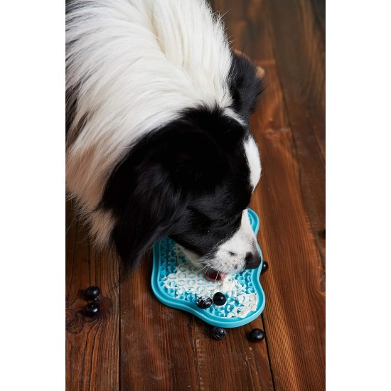 PetDreamHouse Paw Slow Lick Pad - Non-Slip Lick Mat for Dogs & Cats, Anxiety Relief, Durable TPE, Suction Cup Handle, Dishwasher Safe - Baby Blue PetDreamHouse Paw Slow Lick Pad - Non-Slip Lick Mat for Dogs & Cats, Anxiety Relief, Durable TPE, Suction Cup Handle, Dishwasher Safe - Baby Blue