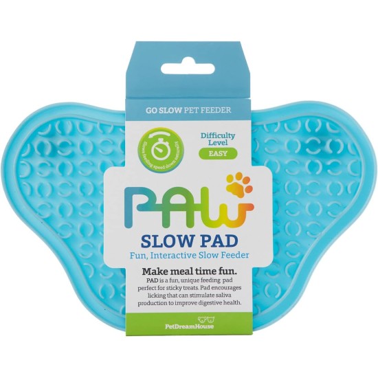 PetDreamHouse Paw Slow Lick Pad - Non-Slip Lick Mat for Dogs & Cats, Anxiety Relief, Durable TPE, Suction Cup Handle, Dishwasher Safe - Baby Blue PetDreamHouse Paw Slow Lick Pad - Non-Slip Lick Mat for Dogs & Cats, Anxiety Relief, Durable TPE, Suction Cup Handle, Dishwasher Safe - Baby Blue