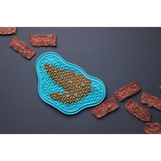PetDreamHouse Paw Slow Lick Pad - Non-Slip Lick Mat for Dogs & Cats, Anxiety Relief, Durable TPE, Suction Cup Handle, Dishwasher Safe - Baby Blue PetDreamHouse Paw Slow Lick Pad - Non-Slip Lick Mat for Dogs & Cats, Anxiety Relief, Durable TPE, Suction Cup Handle, Dishwasher Safe - Baby Blue