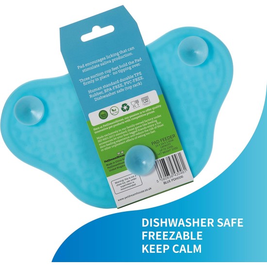 PetDreamHouse Paw Slow Lick Pad - Non-Slip Lick Mat for Dogs & Cats, Anxiety Relief, Durable TPE, Suction Cup Handle, Dishwasher Safe - Baby Blue PetDreamHouse Paw Slow Lick Pad - Non-Slip Lick Mat for Dogs & Cats, Anxiety Relief, Durable TPE, Suction Cup Handle, Dishwasher Safe - Baby Blue