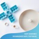 PetDreamHouse Spin Accessories Lick Flying Disc with BPA-Free TPE - Economical Replacement Interactive Feeder Accessories Blue