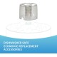 PetDreamHouse Spin Accessories Lick Flying Disc with BPA-Free TPE - Economical Replacement Interactive Feeder Accessories Blue