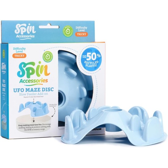 PetDreamHouse Spin Accessories Lick Flying Disc with BPA-Free TPE - Economical Replacement Interactive Feeder Accessories Blue PetDreamHouse Spin Accessories Lick Flying Disc with BPA-Free TPE - Economical Replacement Interactive Feeder Accessories Blue